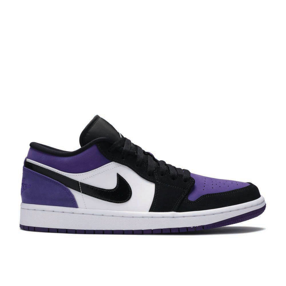 Air Jordan 1 Low Court Purple 553558-125 Classic Sneakers – Potoslime - Image 2