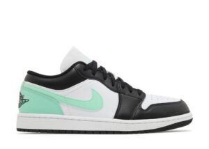 Air Jordan 1 Low Green Glow 553558-131 Sneaker Shoes