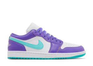 Air Jordan 1 Low Hornets HJ9013-550 Sneaker Shoes