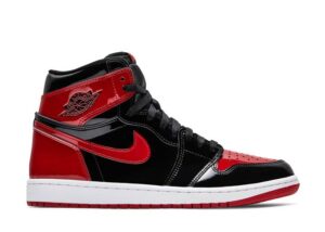 Air Jordan 1 Retro High OG Patent Bred 555088-063 Sneaker Shoes
