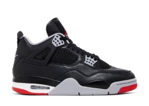 Air Jordan 4 Retro Bred Reimagined FV5029-006 Sneaker Shoes