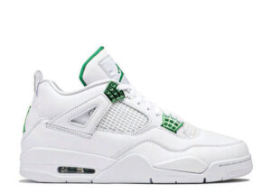 Air Jordan 4 Retro Green Metallic CT8527-113 Classic Sneakers – Potoslime
