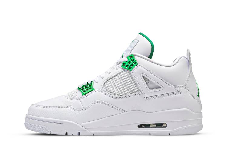 Air Jordan 4 Retro Green Metallic CT8527-113 Sneaker Shoes - Image 3