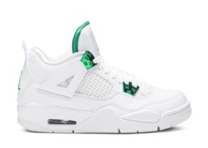 Air Jordan 4 Retro GS Green Metallic 408452-113 Sneaker Shoes