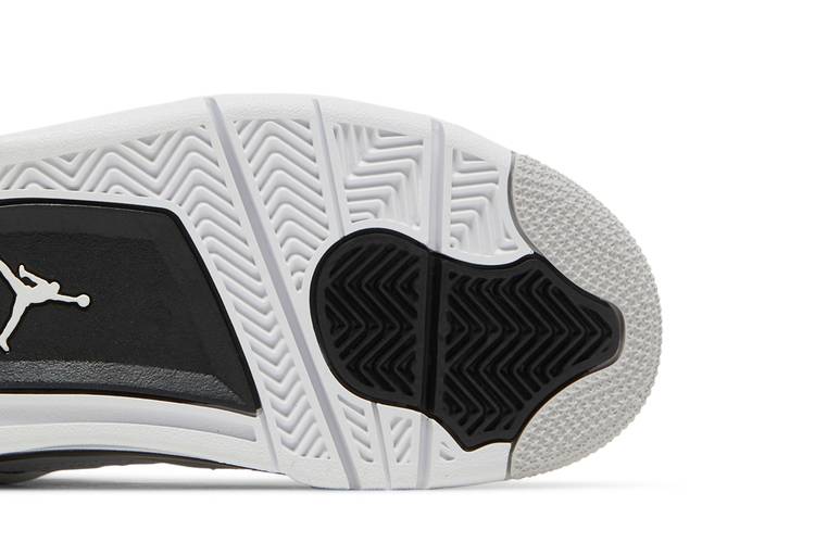 Air Jordan 4 Retro GS Military Black 408452-111 Sneaker Shoes - Image 5