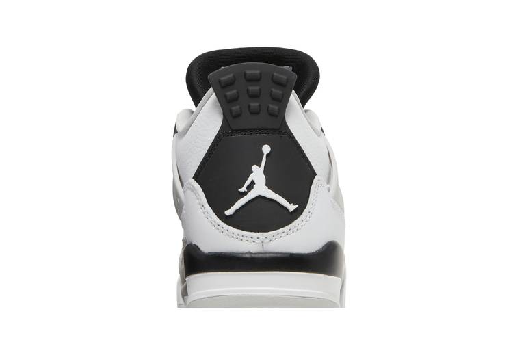 Air Jordan 4 Retro GS Military Black 408452-111 Sneaker Shoes - Image 7