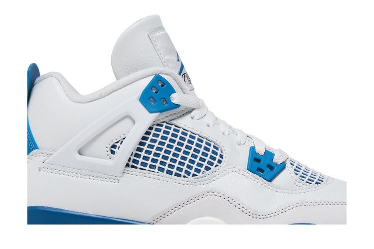 Air Jordan 4 Retro GS Military Blue 2024 HF4281-141 Sneaker Shoes - Image 2