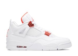 Air Jordan 4 Retro GS Orange Metallic 408452-118 Sneaker Shoes