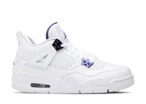 Air Jordan 4 Retro GS Purple Metallic 408452-115 Sneaker Shoes