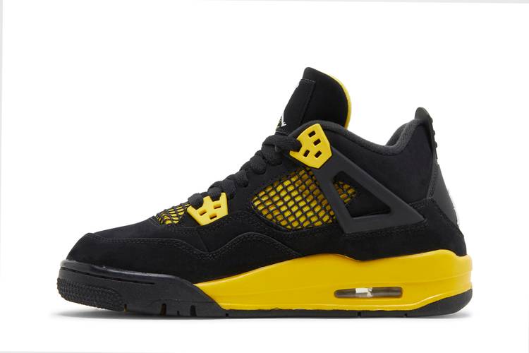 Air Jordan 4 Retro GS Thunder 2023 408452-017 Sneaker Shoes - Image 3