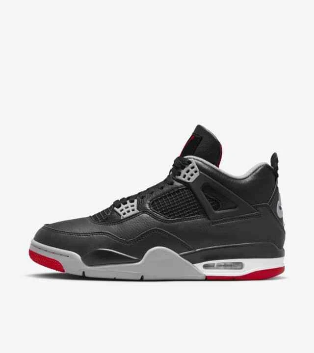 Air Jordan 4 Retro PS Bred Reimagined BQ7669-006 Sneaker Shoes - Image 2