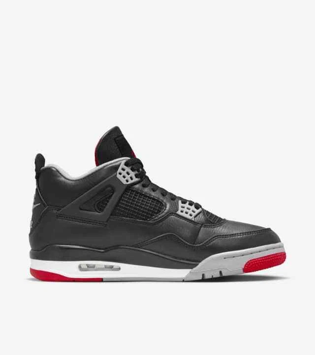 Air Jordan 4 Retro PS Bred Reimagined BQ7669-006 Sneaker Shoes - Image 3