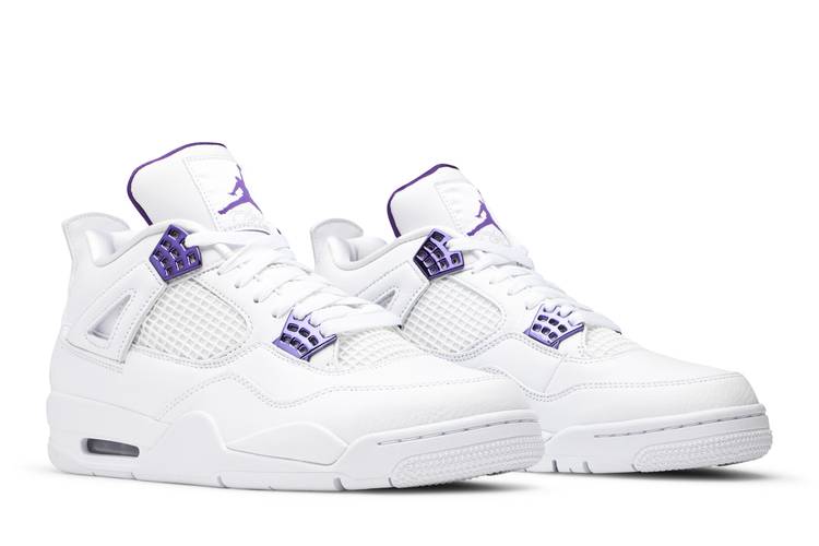 Air Jordan 4 Retro Purple Metallic CT8527-115 Sneaker Shoes - Image 8