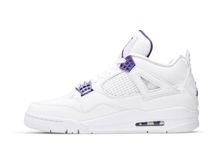 Air Jordan 4 Retro Purple Metallic CT8527-115 Sneaker Shoes - Image 3