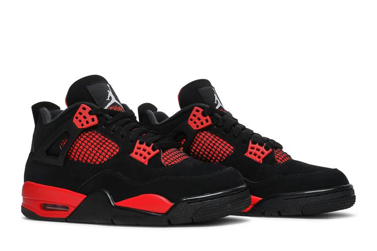 Air Jordan 4 Retro Red Thunder CT8527-016 Sneaker Shoes - Image 9