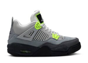 Air Jordan 4 Retro SE GS Neon 95 CT5343-007 Sneaker Shoes