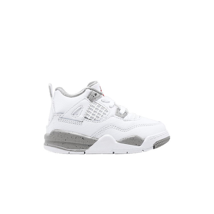 Air Jordan 4 Retro TD White Oreo BQ7670-100 Sneaker Shoes - Image 9