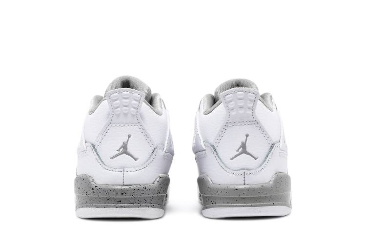 Air Jordan 4 Retro TD White Oreo BQ7670-100 Sneaker Shoes - Image 6