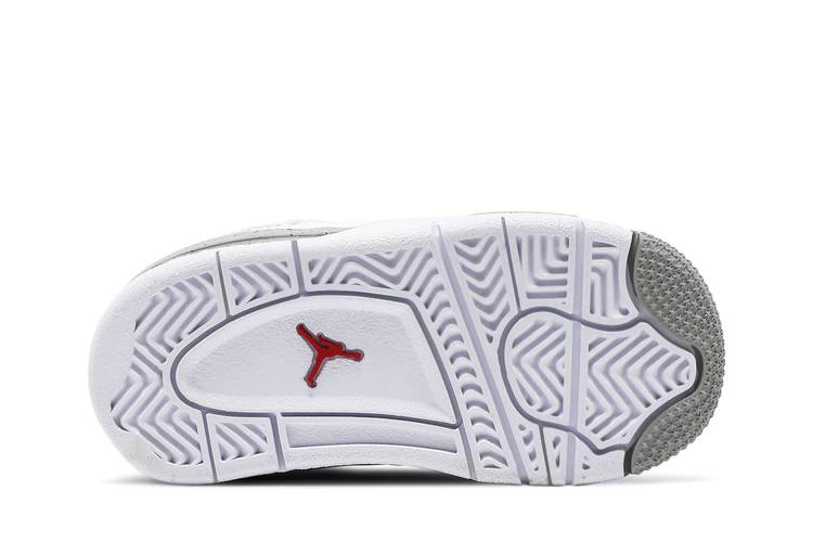 Air Jordan 4 Retro TD White Oreo BQ7670-100 Sneaker Shoes - Image 4