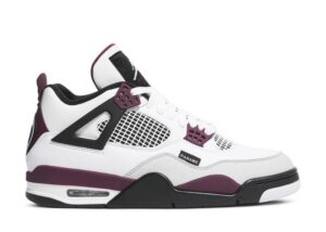 Paris Saint-Germain x Air Jordan 4 Retro Bordeaux CZ5624-100 Sneaker Shoes