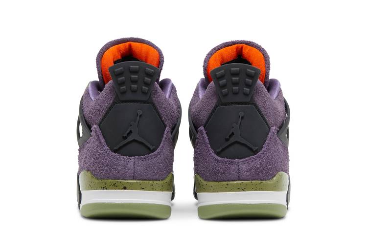 Wmns Air Jordan 4 Retro Canyon Purple AQ9129-500 Sneaker Shoes - Image 7