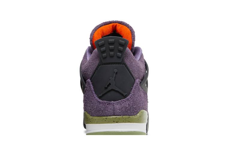 Wmns Air Jordan 4 Retro Canyon Purple AQ9129-500 Sneaker Shoes - Image 8