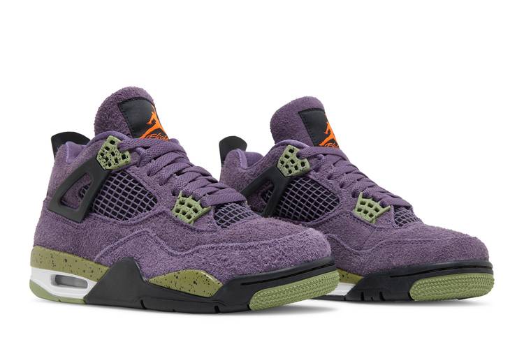 Wmns Air Jordan 4 Retro Canyon Purple AQ9129-500 Sneaker Shoes - Image 9