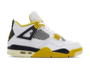 Wmns Air Jordan 4 Retro Vivid Sulfur AQ9129-101 Sneaker Shoes