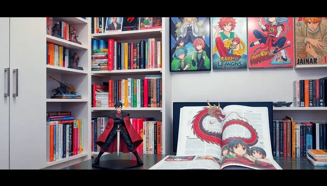 An organized anime collection highlighting creativity and clarity.
